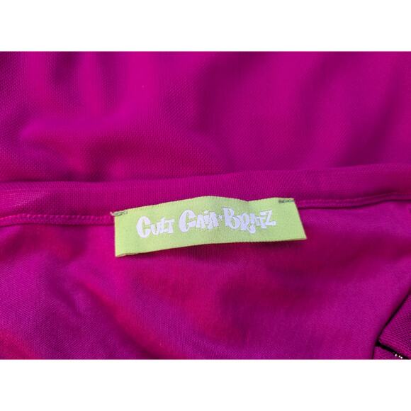 Cult Gaia Bratz RARE Sz M KUMI Cutout Hot Pink Raspberry Midi Dress - Picture 5 of 8